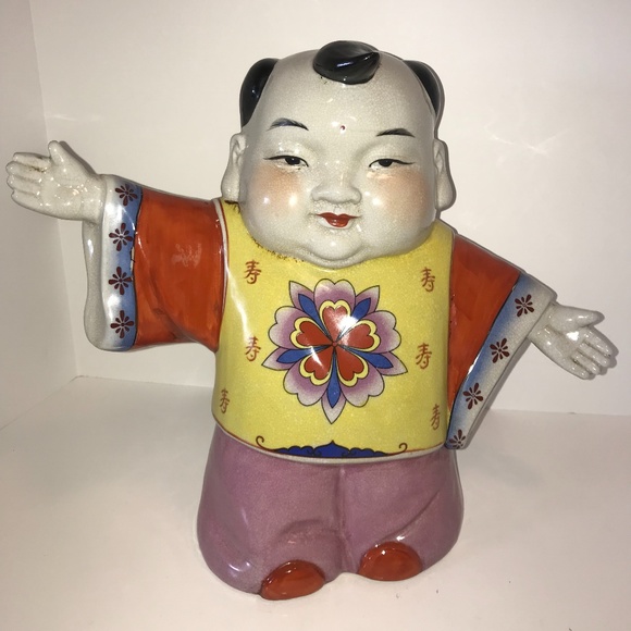 Vintage Happy Hotei ceramic